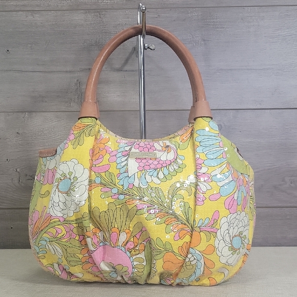 Kate Spade Floral Sequin Leather Women's Bag - Picture 1 of 13